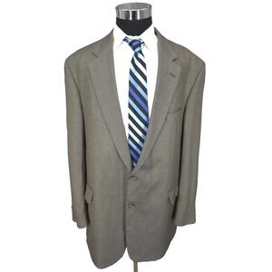 Coppley Blazer Jacket Mens 50 L Brown Sports Coat 2 Buttons Vent Birdseye Canada